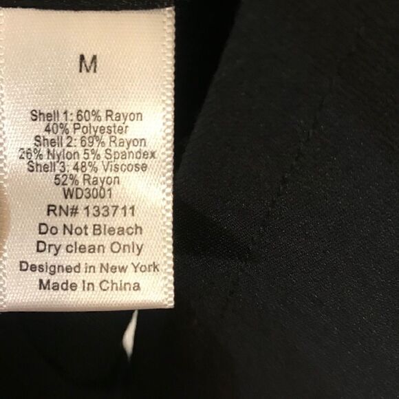 C4- NWOT Addison little black dress with see thru back - Picture 6 of 6